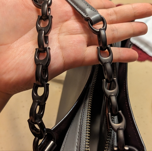 ❌SOLD❌Coach Gray Rogue Shoulder Bag - Picture 11 of 11